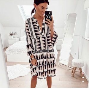 Arcoho Set Things In Motion Printed Dress 👗